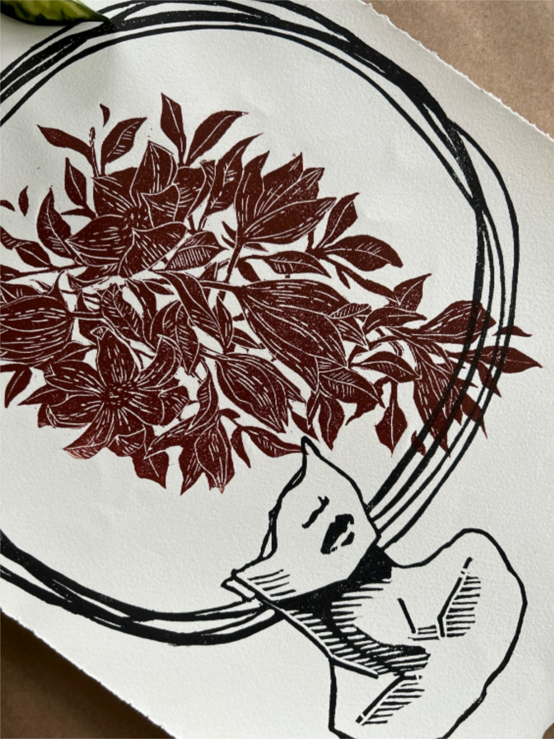 'Absent but Mindful' Print