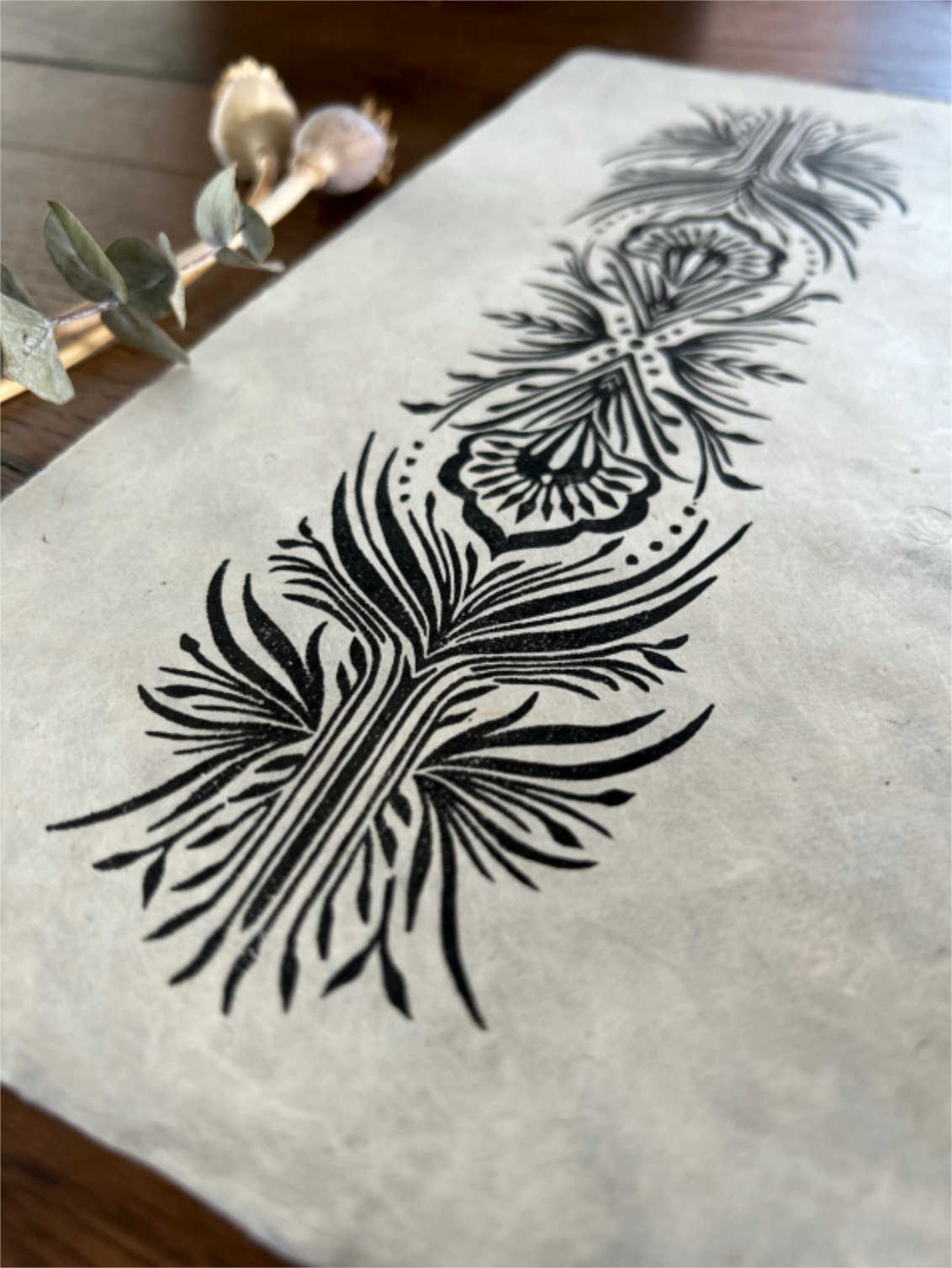 'Pillar' Print