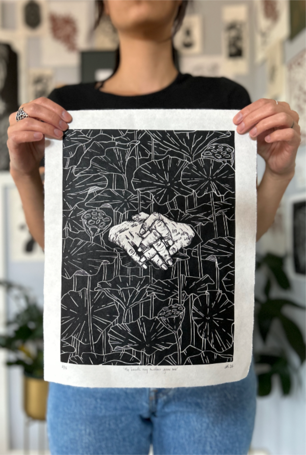 'the hands my mother gave me' print